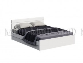 НЭНСИ NEW Кровать 1,4 м (Белый глянец холодный/Белый) в Пуровске - purovsk.ok-mebel.com | фото 1