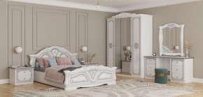 Кровать 2-х спальная 1600*2000 Грация (12.116) без основания (белый/серебро) в Пуровске - purovsk.ok-mebel.com | фото 2