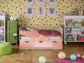 Кровать Бабочки (Розовый металлик) 1600 в Пуровске - purovsk.ok-mebel.com | фото