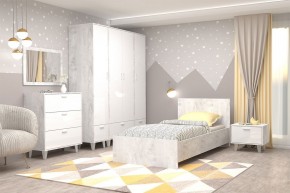 Кровать Эго арт. 032 (900*2000) Бетон светлый в Пуровске - purovsk.ok-mebel.com | фото 2