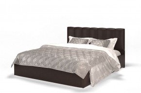 Кровать Элен 1600 + основание с ПМ (Лесмо brown) коричневый в Пуровске - purovsk.ok-mebel.com | фото