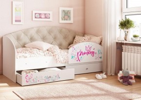 Кровать Эльза на латах + Бортик в Пуровске - purovsk.ok-mebel.com | фото 2