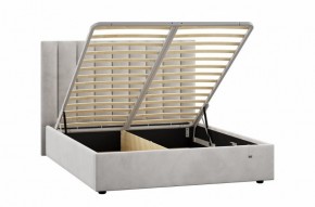 Кровать Ingrid 1600 с основанием и ПМ (Ультра Смог) Модель 312 в Пуровске - purovsk.ok-mebel.com | фото 2