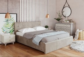 Кровать Изабелла с латами Newtone light beige 1400x2000 в Пуровске - purovsk.ok-mebel.com | фото 2