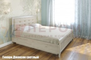 Кровать КР-1033 с мягким изголовьем в Пуровске - purovsk.ok-mebel.com | фото