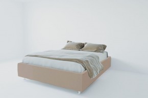 Кровать Подиум с ортопедическим основанием 800 (велюр серый) в Пуровске - purovsk.ok-mebel.com | фото