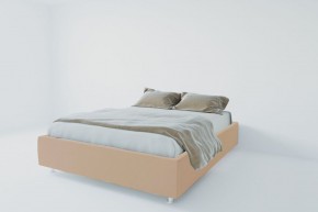 Кровать Подиум с ортопедическим основанием 800 (велюр светло-серый) в Пуровске - purovsk.ok-mebel.com | фото