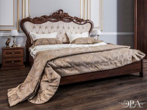 Кровать с мягким изголовьем Афина 1600 (караваджо) в Пуровске - purovsk.ok-mebel.com | фото