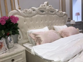 Кровать с мягким изголовьем Афина 1600 (крем корень) в Пуровске - purovsk.ok-mebel.com | фото 3