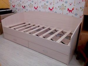 Кровать Соло-софа 1 с ящиками в Пуровске - purovsk.ok-mebel.com | фото 2