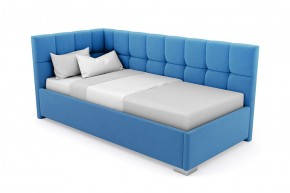 Кровать угловая Мия интерьерная +основание (80х200) в Пуровске - purovsk.ok-mebel.com | фото 3