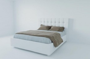 Кровать Венеция без основания 800 (экокожа белая) в Пуровске - purovsk.ok-mebel.com | фото 1
