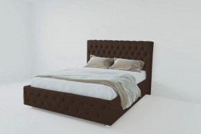 Кровать Версаль 800 без основания (экокожа коричневый) в Пуровске - purovsk.ok-mebel.com | фото