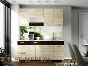 Кухонный гарнитур Арабика 1800 (720) в Пуровске - purovsk.ok-mebel.com