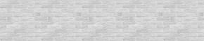 Кухонный фартук 610х3000х1,5 (композит) КМ Кирпич серый в Пуровске - purovsk.ok-mebel.com | фото 1