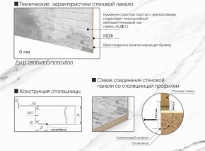 Кухонный фартук со столешницей (А-04) в едином стиле (3050 мм) в Пуровске - purovsk.ok-mebel.com | фото 7