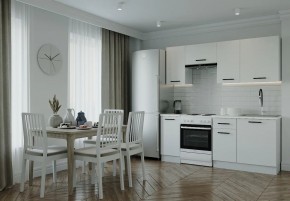 Кухонный гарнитур Белый Глянец 2000 (Стол. 26мм) в Пуровске - purovsk.ok-mebel.com | фото