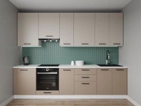 Кухонный гарнитур Каппучино 3000 h950 (Стол. 38мм) в Пуровске - purovsk.ok-mebel.com | фото