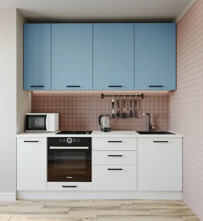Кухонный гарнитур Капри 2200 h950 (Стол. 38мм) в Пуровске - purovsk.ok-mebel.com | фото