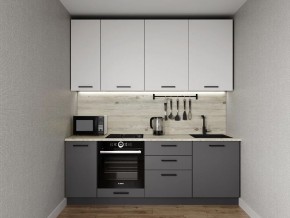 Кухонный гарнитур Меренга 2200 h950 (Стол. 26мм) в Пуровске - purovsk.ok-mebel.com | фото
