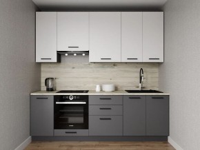 Кухонный гарнитур Меренга 2400 h950 (Стол. 26мм) в Пуровске - purovsk.ok-mebel.com | фото