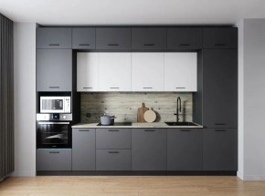 Кухонный гарнитур Меренга 3400 (Стол. 38мм) в Пуровске - purovsk.ok-mebel.com | фото