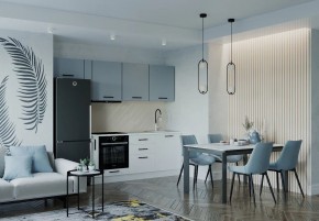 Кухонный гарнитур Ниагара 2550 (Стол. 38мм) в Пуровске - purovsk.ok-mebel.com | фото