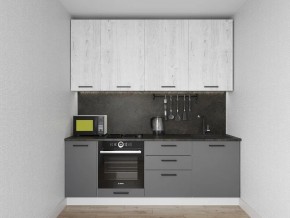 Кухонный гарнитур Санторини 2200 h 950 (Стол. 38мм) в Пуровске - purovsk.ok-mebel.com | фото