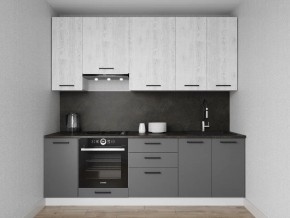 Кухонный гарнитур Санторини 2400 h950 (Стол. 38мм) в Пуровске - purovsk.ok-mebel.com | фото