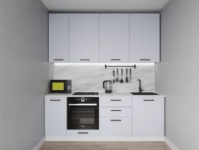 Кухонный гарнитур Смоки 2200 h950 (Стол. 38 мм) в Пуровске - purovsk.ok-mebel.com | фото