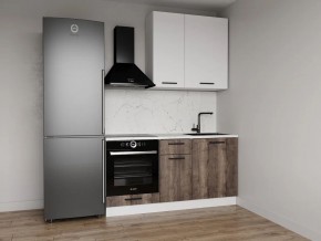 Кухонный гарнитур Старое Дерево 1600 h950 (Стол. 38мм) в Пуровске - purovsk.ok-mebel.com | фото