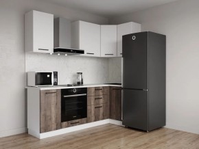 Кухонный гарнитур Старое Дерево 2200*1000 (Стол. 38мм) в Пуровске - purovsk.ok-mebel.com | фото
