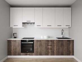 Кухонный гарнитур Старое Дерево 3000 h950 (Стол. 38мм) в Пуровске - purovsk.ok-mebel.com | фото