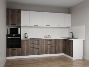 Кухонный гарнитур Старое Дерево 3200*1400 (Стол. 26мм) в Пуровске - purovsk.ok-mebel.com | фото