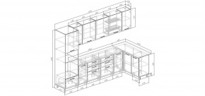 Кухонный гарнитур Старое Дерево 3200*1400 (Стол. 26мм) в Пуровске - purovsk.ok-mebel.com | фото 2