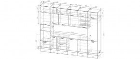 Кухонный гарнитур Старое Дерево 3400 (Стол. 38мм) в Пуровске - purovsk.ok-mebel.com | фото 2
