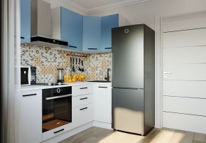 Кухонный гарнитур угловой Капри 2200х1000 (Стол. 38мм) в Пуровске - purovsk.ok-mebel.com | фото