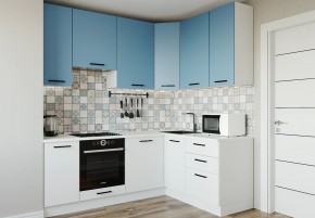Кухонный гарнитур угловой Капри 2200х1600 h950 (Стол. 26мм) в Пуровске - purovsk.ok-mebel.com | фото