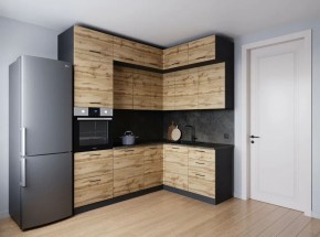 Кухонный гарнитур угловой Крафт 2200*1700 (Стол. 38мм) в Пуровске - purovsk.ok-mebel.com | фото 2