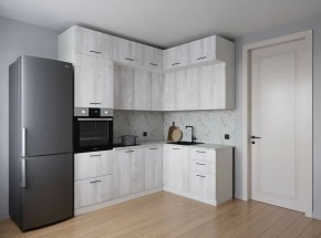 Кухонный гарнитур угловой Пайн 2200*1700 (Стол. 38мм) в Пуровске - purovsk.ok-mebel.com | фото
