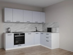 Кухонный гарнитур угловой Смоки 2600*1600 (Стол. 38 мм) в Пуровске - purovsk.ok-mebel.com | фото