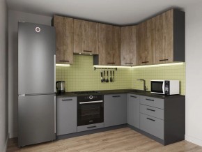 Кухонный гарнитур Умбра 2200*1600 h950 (Стол. 26мм) в Пуровске - purovsk.ok-mebel.com | фото