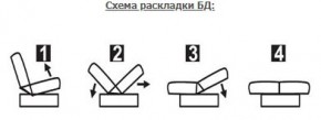 ЛАУРА ЛЮКС Диван Лаура Люкс БД+2подушки в Пуровске - purovsk.ok-mebel.com | фото 7
