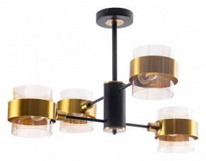 Люстра на штанге Arte Lamp Carlo A8205SP-4BK в Пуровске - purovsk.ok-mebel.com | фото
