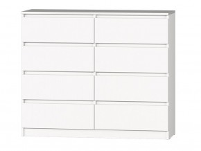 МС "Хилтон" Комод №3 1200 (8 ящ.) белый текстурный в Пуровске - purovsk.ok-mebel.com | фото 2