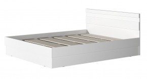 МС "Хилтон" Кровать 1,6 (Белый текстурный) 1600*2000 в Пуровске - purovsk.ok-mebel.com | фото