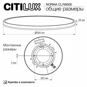 Накладной светильник Citilux Norma CL748500 в Пуровске - purovsk.ok-mebel.com | фото 11