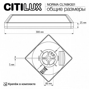Накладной светильник Citilux Norma CL748K301 в Пуровске - purovsk.ok-mebel.com | фото 11