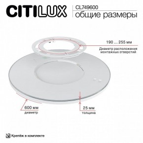 Накладной светильник Citilux NORMA CL749600 в Пуровске - purovsk.ok-mebel.com | фото 12