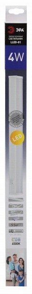Накладной светильник Эра  LLED-01-04W-6500-W в Пуровске - purovsk.ok-mebel.com | фото 4